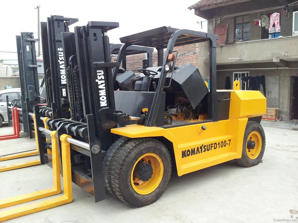 used Komatsu forklift 10ton for sale