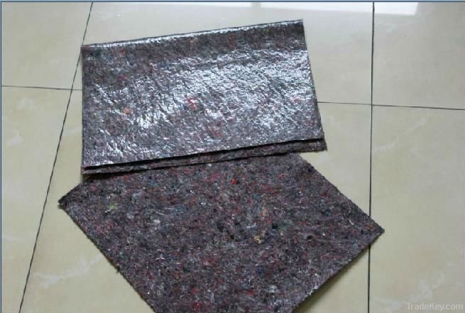 absorben fleece/fiber mat with a film coated(LDPE)