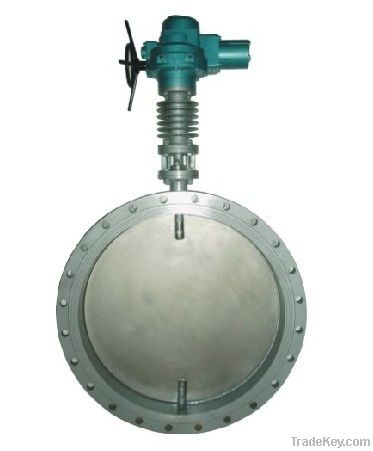 Electric Control Flanged Butterfly Valve for Air, Flus Gas, Coal gas