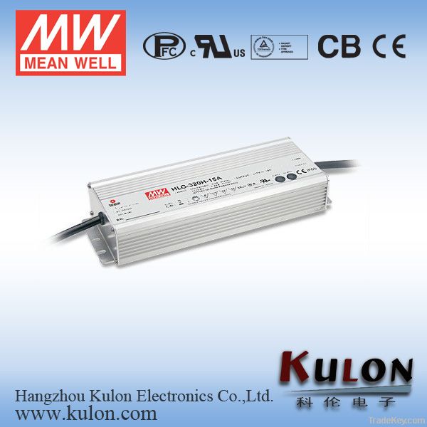 MEANWELL 12~320W constant Voltage IP67 waterproof Dimmable LED Driver