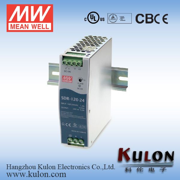 MEANWELL 10W~960W Din Rail Power Supply With PFC Function UL/CB/CE/TUV