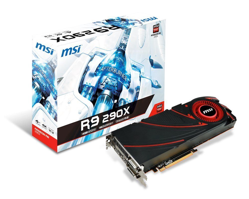 MSI R9 290X 4GD5, AMD R9 290X, 4GB GDDR5, PCI Express 3.0 Graphics Card