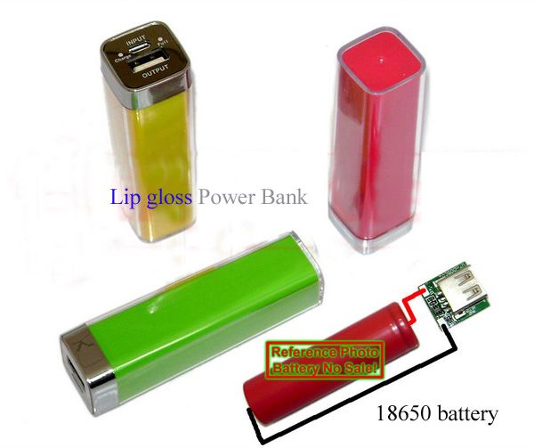 Hot sale lipstick-sized portable power bank external mobile charger powre supply