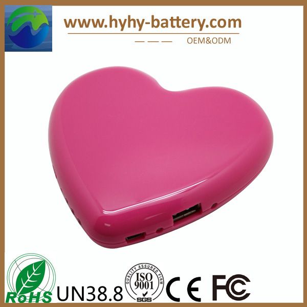 3500mAh 6600mAh mobile phone charger external battery power bank Chinese factory