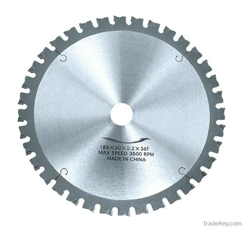 T.C.T circular saw blade for cutting ferrous metal