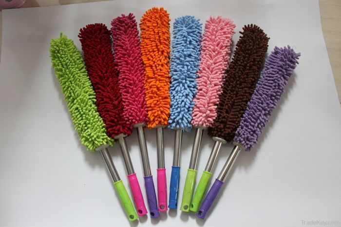 Chenille fabric dust whisk