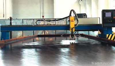 CNC flame plasma cutting machine