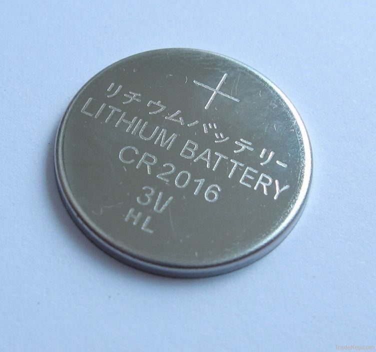 3V CR2016 Lithium Button Cell Battery