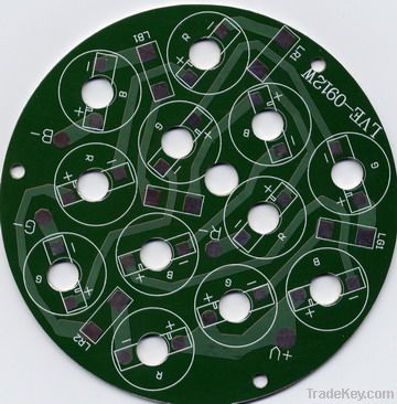 LED Round PCB with HASL for Light Electronics