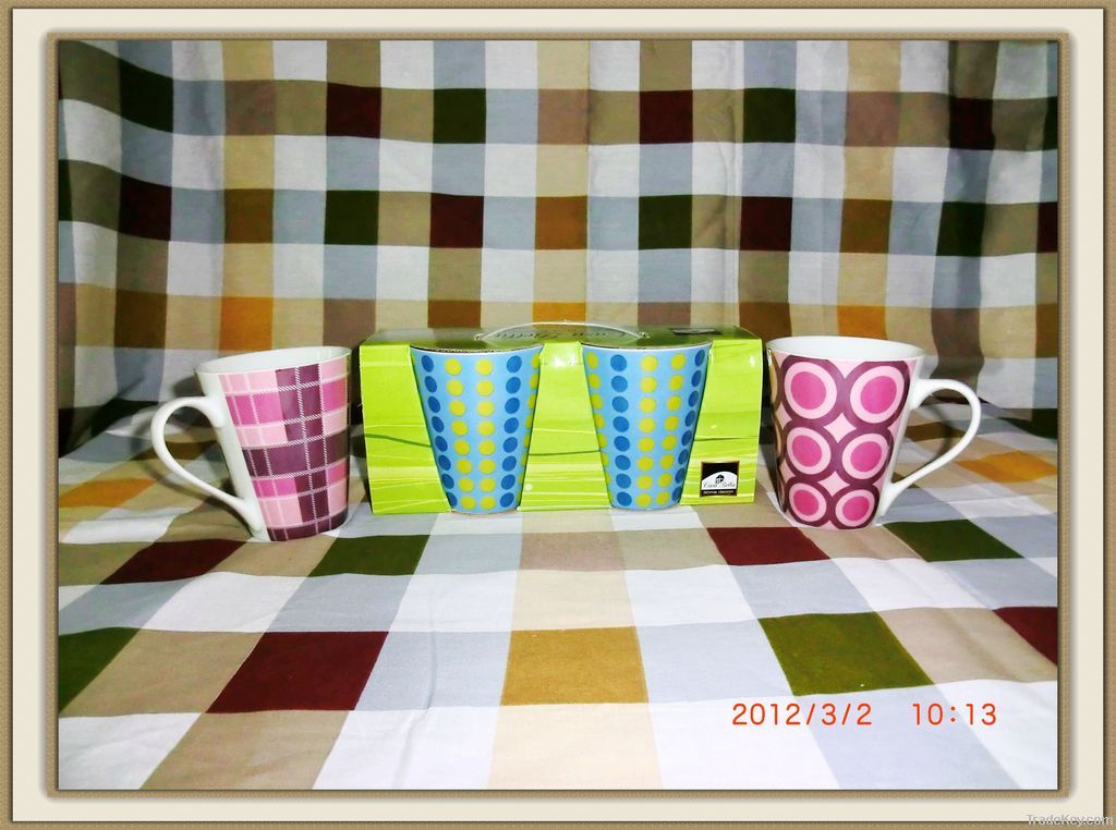 12 oz ceramic cone shape cup