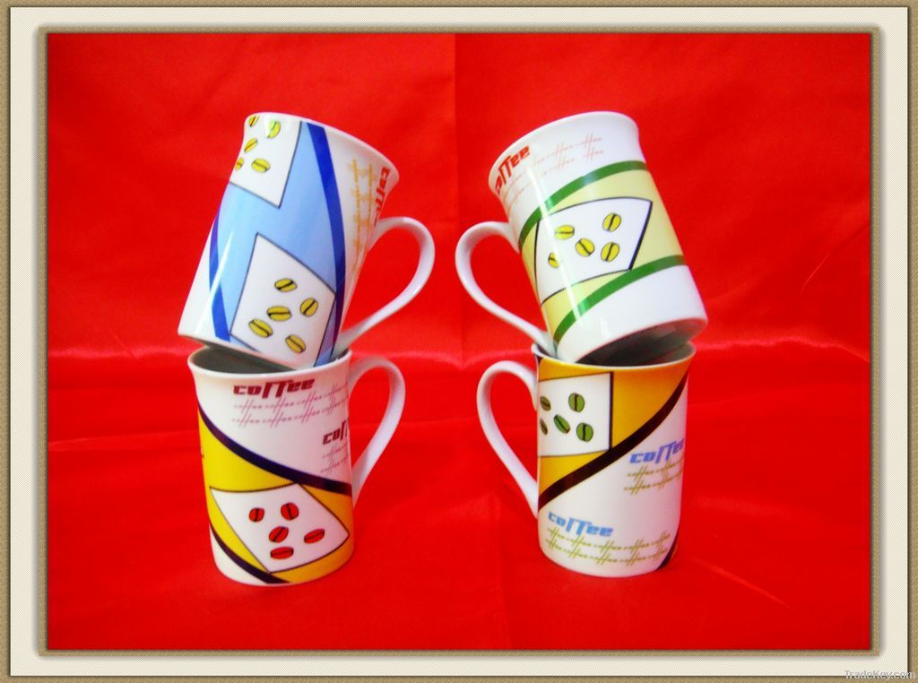 11 oz porcelain coffee mug with new design