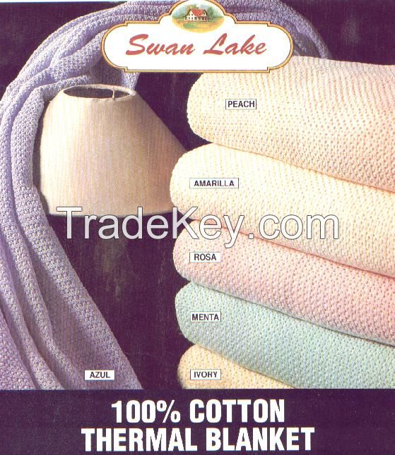 100% Cotton Thermal Blankets