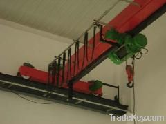 Workshop single girder overhead traveling eot bridge crane