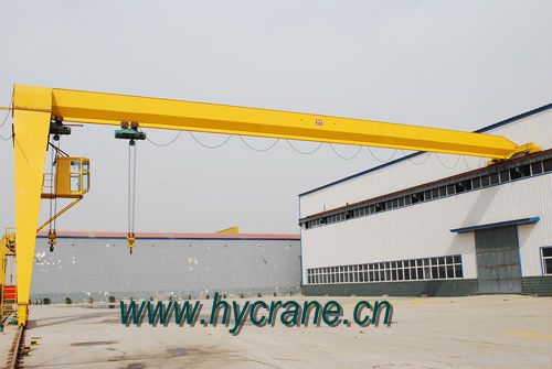 single girder electric hoist semi hoist crane