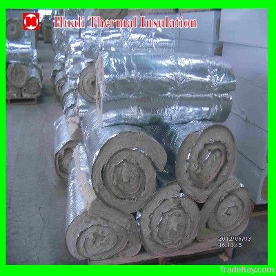 high density water proof rock wool blanket with aluminum foil Language