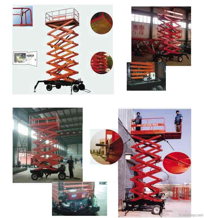 Mobile Scissor Aerial Working Platform