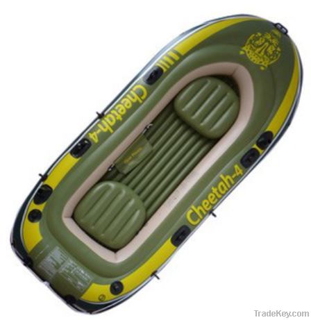 Thicker material, 4 people, inflatable rubber boat kayak fishing boat