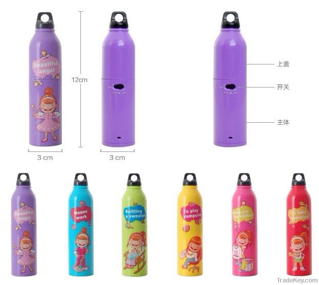 Art Bottle Gift Mini Fan Creative Battery Operated Gift Bottle Series