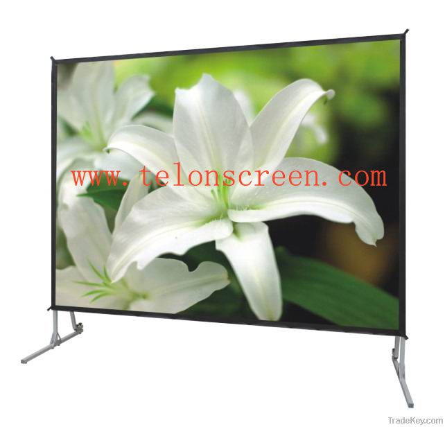 Fast Fold Projector Screen With a Aluminum Case