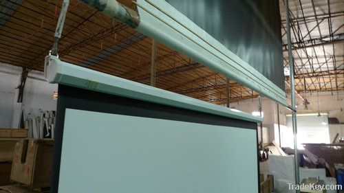 Easy Used Manual Wall Mount Projector Screen