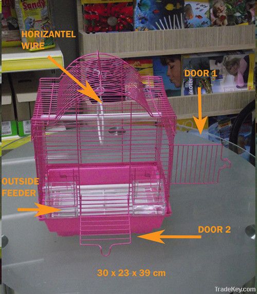 metal wire bird cage (factory)