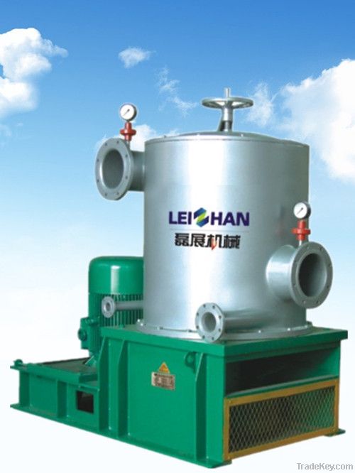 Multi-function outflow pressure screener for paper recycling plant