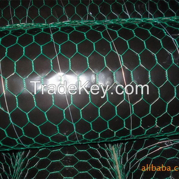 PVC coated hexagonal wire mesh