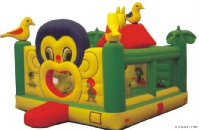 Inflatable bouncy castle