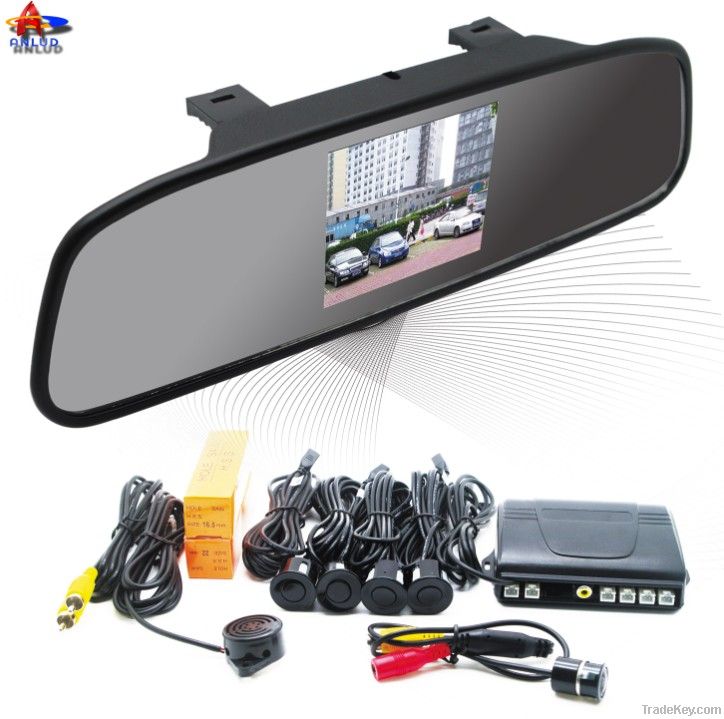 ALD32--3.5 inch Digital TFT-LCD Rearview mirror with camera