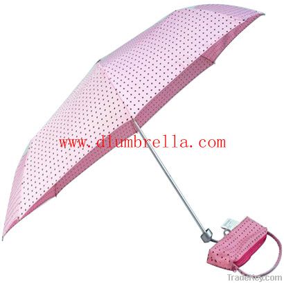 3 fold hand open super light/mini umbrella