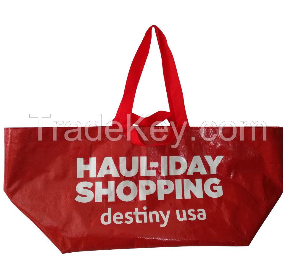 Full Color Printing Eco Friendly Reusable Laminated Non Woven Shopping Tote Bag