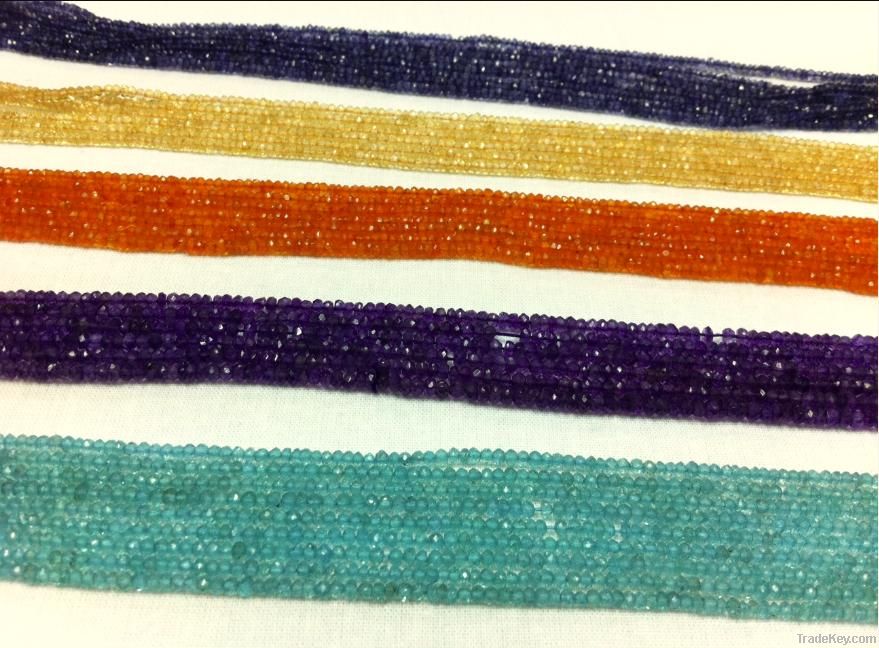 Faceted Gemstone Beads