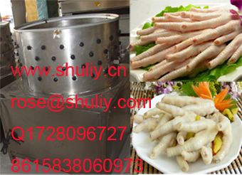 Poultry plucking machine, chicken plucking machine