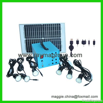 Solar Home Energy Kits with 6PCS LED Lamp