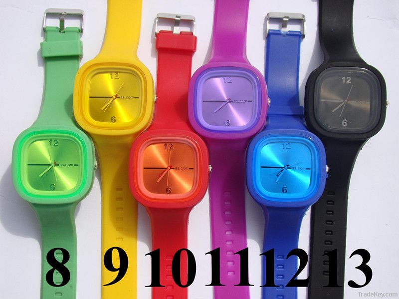 promotion gift ss.com jelly watch