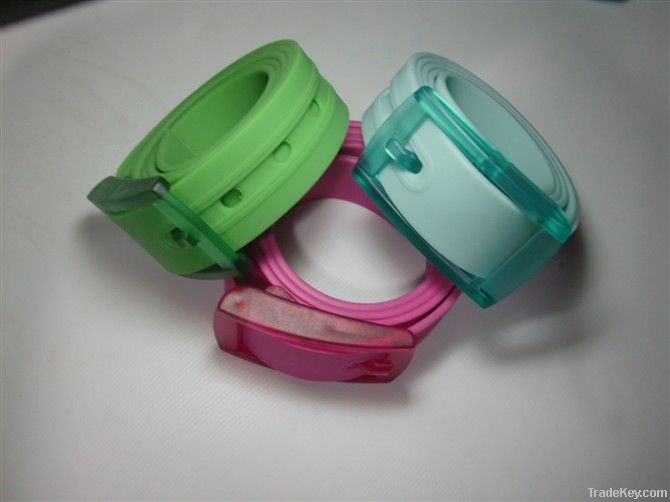 fashion jelly silicone belt