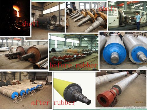 paper machine press rubber roll in Shandong