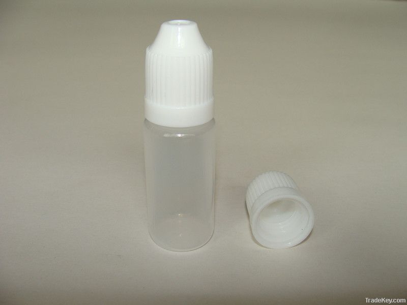 10ml empty plastic dropper bottle with childproof