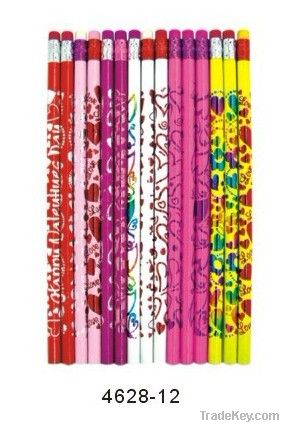 10pcs HB pencil w/eraser