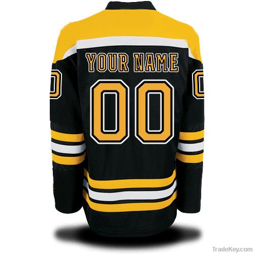 Bruins Home Any Name Any # Custom Personalized Jersey Hockey Uniforms