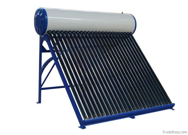 compact unpressurized solar water heater-color steel model