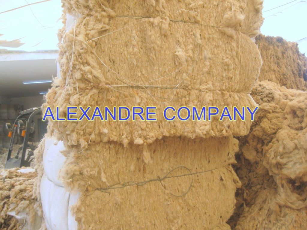 RAW TANNERY WHITE WOOL