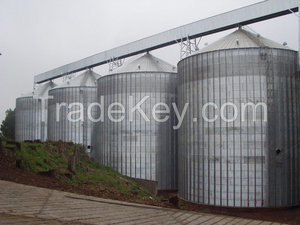 Silo With Flat Bottom or Conic Bottom