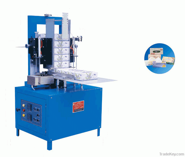 automatic facial tissue cardboard box sealing machine