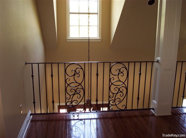 wrought iron stair