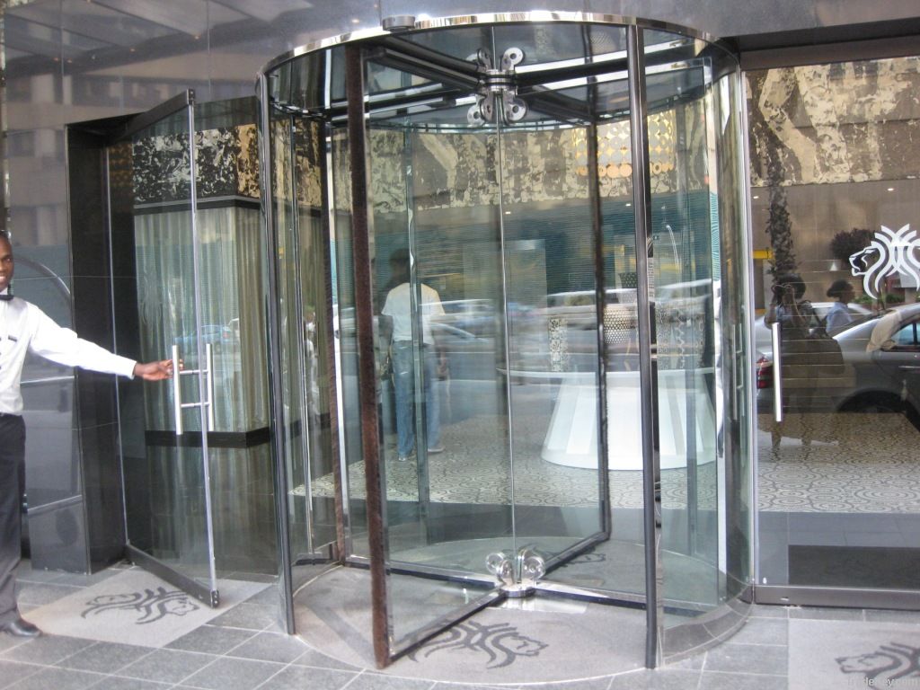 crystal revolving door