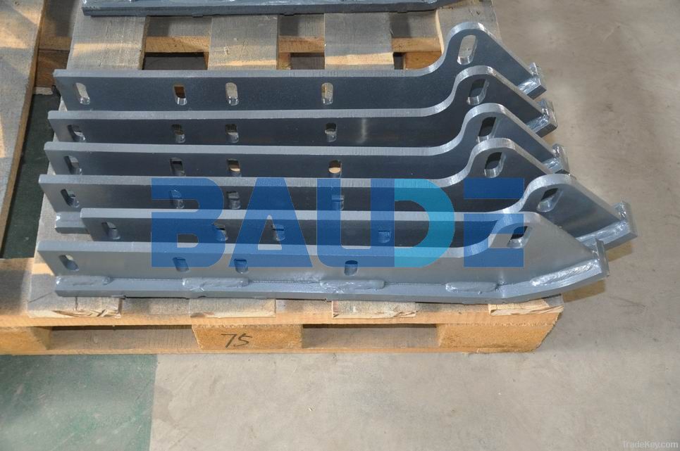 Side skid shoe, skid protector, skid shoes for cold planerroad milling