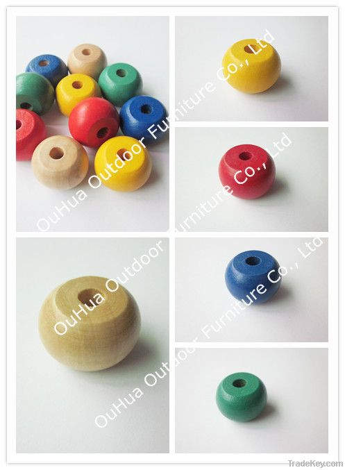 wood beads