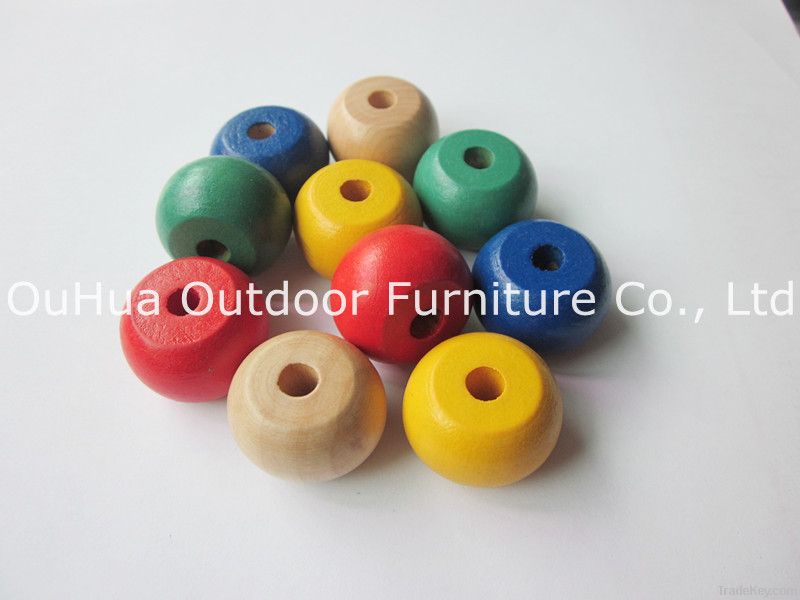 wood beads