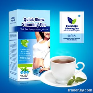 Quick Show Slimming Tea, herbal weight loss formula.